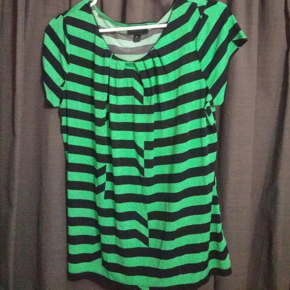 Green and black top