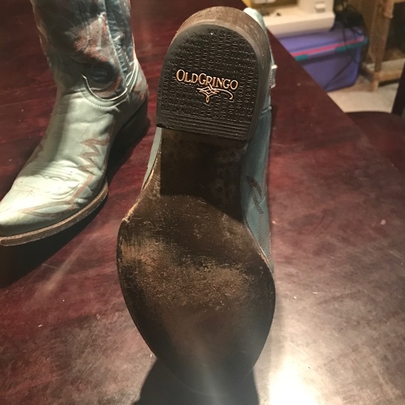 Old Gringo leather Mint green Boots - Picture 3 of 4