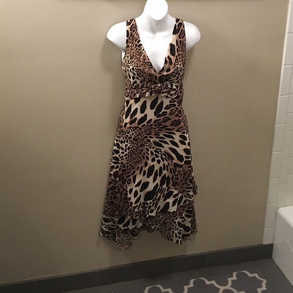 Vintage Leopard Print Dress - Picture 3 of 4