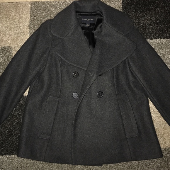Banana Republic Wool Peacoat