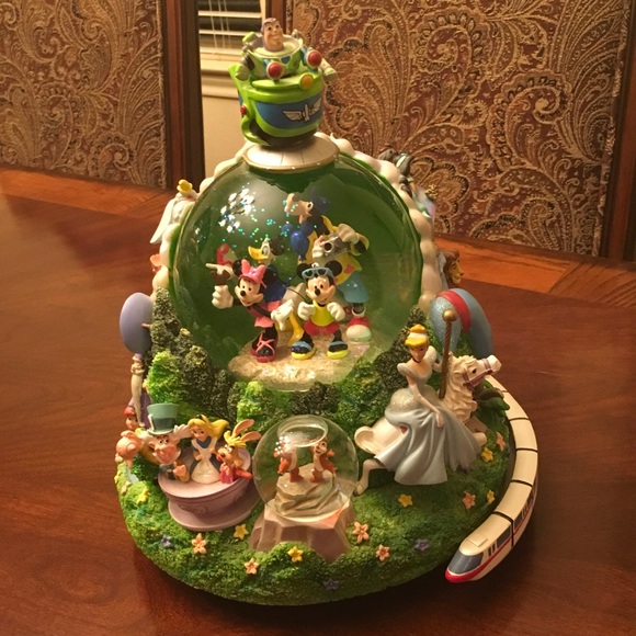 Disney four parks one world snow globe