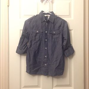 H&M Boys chambray button down size 10-11Y