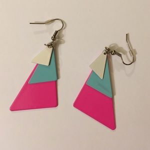 1990's dangly earrings.