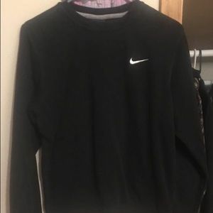 Mens Black Nike crew neck