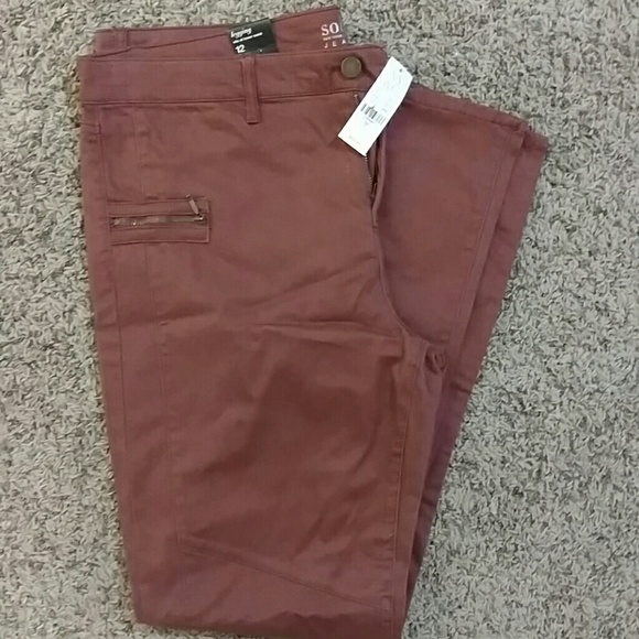 NY&Co rust colored leggings