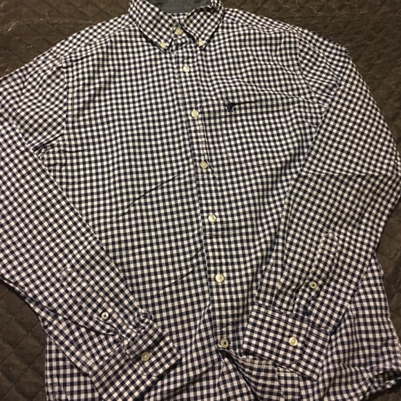 American Eagle Outfitters Other - Blue and white checkered dress shirt