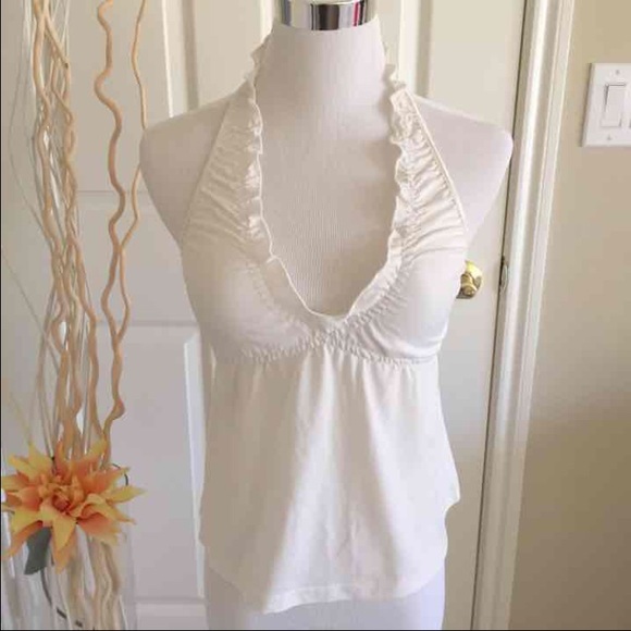 Baby Doll Lacy Halter Neck Camisole Top - Picture 1 of 3