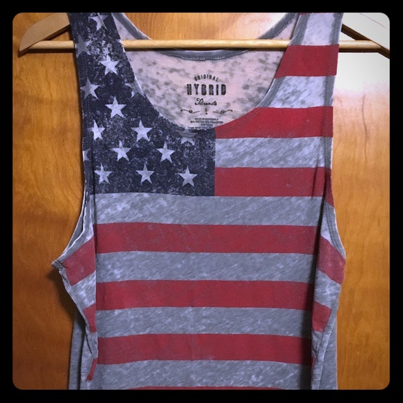 American Flag tank top