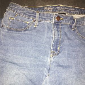 Mid-Rise Denim Leggings (Jeggings) Target