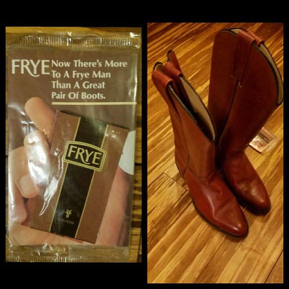 Vintage Frye cowboy boots NWOT mens size 9D