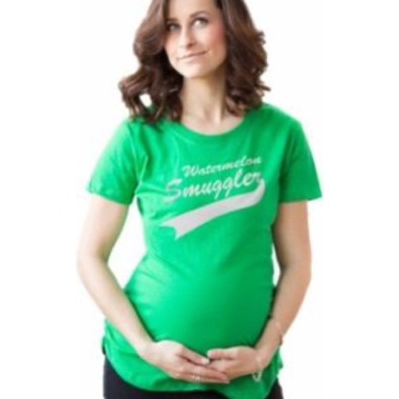 St Patricks Day Maternity Watermelon 