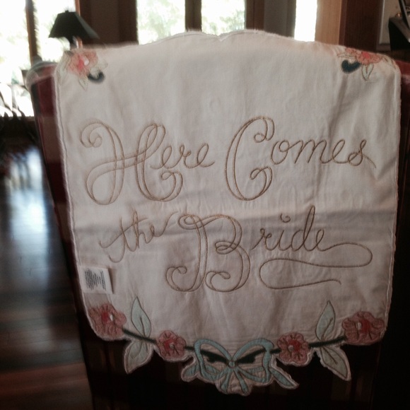 Here Comes the Bride/Just Married Banner