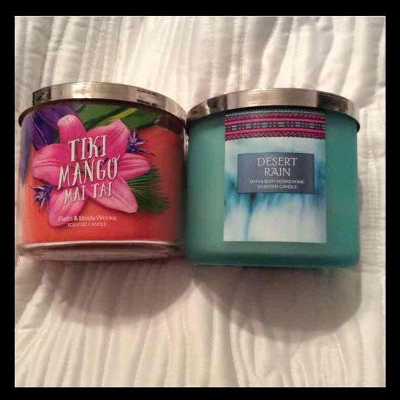 Bath /& Body Works TIKI MANGO MAI TAI 3 Wick Candle 14.5oz