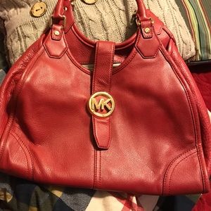 Michael Kira red purse