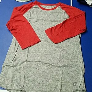 American Eagle 3/4 Length Baseball T-shirt