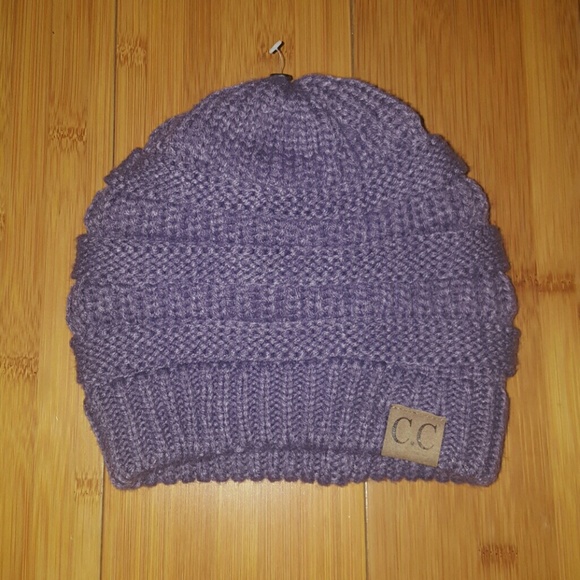 Purple C.C. beanie