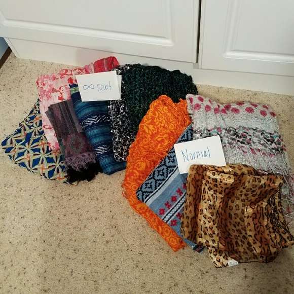 10 scarf bundle