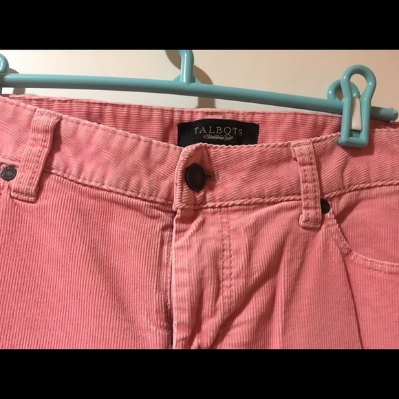 Soft pink Talbots cords