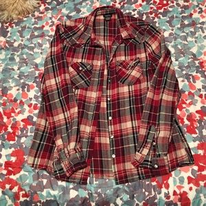 Red flannel, size medium