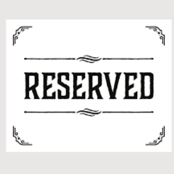Reserved for trade