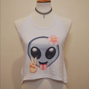 alien crop top