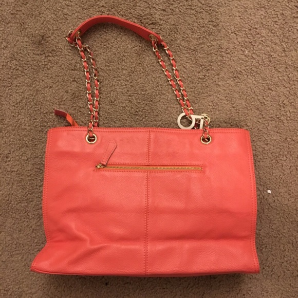 Beautiful coral color bag / diaper bag - Picture 2 of 4