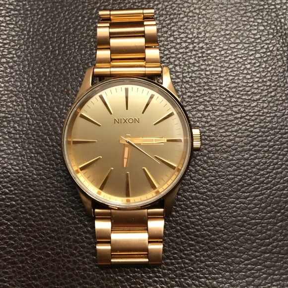 Nixon gold watch