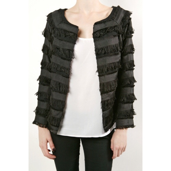 Elizabeth and James Fringe Jacket Cardigan