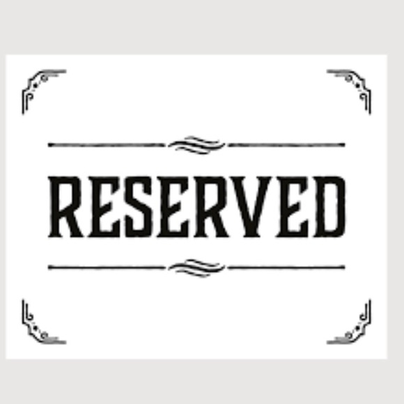 Reserved for trade