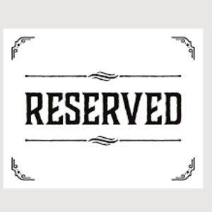 Reserved for trade
