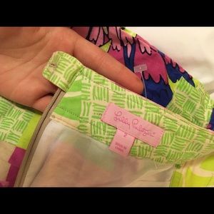 Lily Pulitzer multicolor patchwork skirt size 2