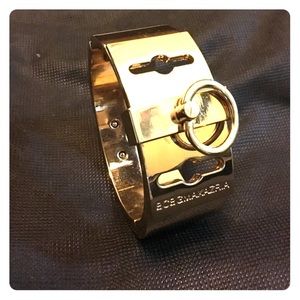 BCGB MAX Azria thick gold bangle bracelet