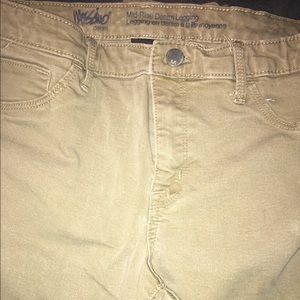 Mid Rise Khaki Jeggings- Target