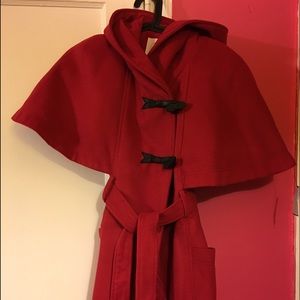 Brand new Jessica Simpson toggle cape coat. Size M
