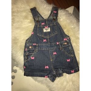 Osh Kosh overall shorts (sz. 9M)