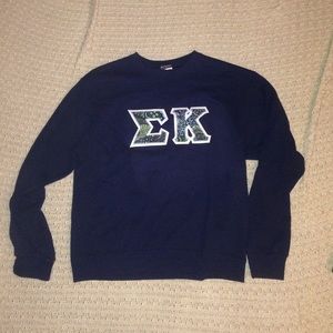 Sigma kappa Lilly Pulitzer crewneck sweatshirt