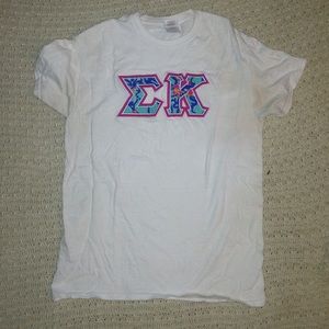 Sigma kappa letter shirt