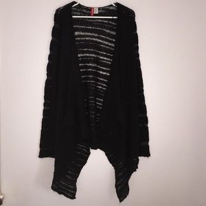 Black Layered Cardigan