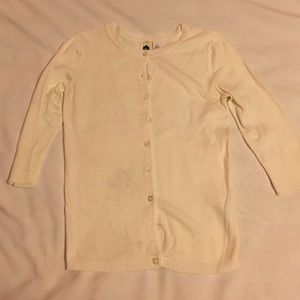 BP white cardigan