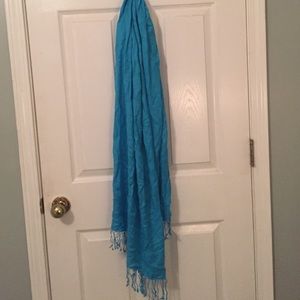 Turquoise scarf