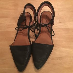 Lucky Brand lace up flats