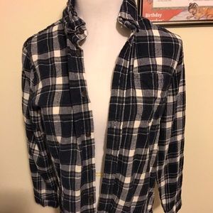 Blue brandy Melville flannel