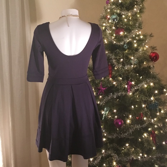 Tommy Girl Size M navy blue dress - Picture 2 of 3
