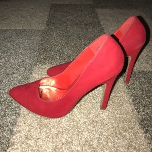 Charlotte Russe Faux Suede Pointed Pumps