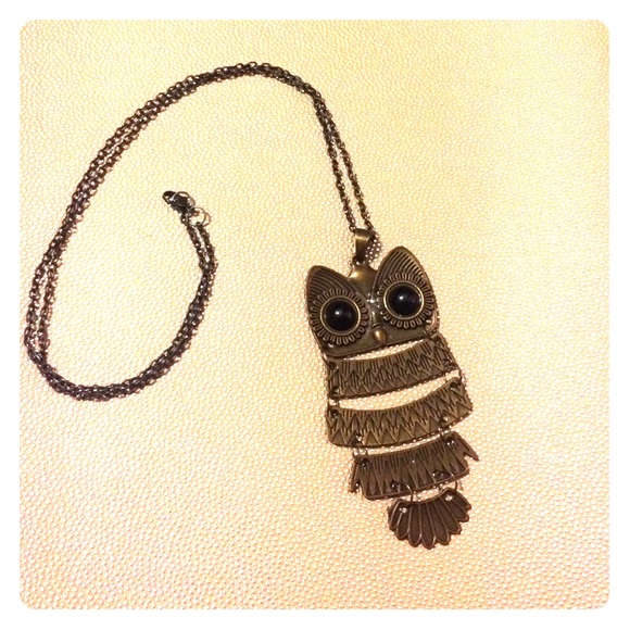 Antique Owl Necklace