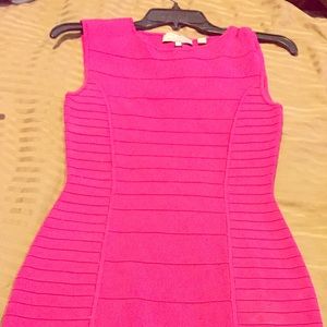 Bandage pink dress