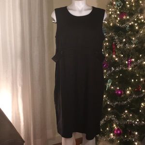 NWT Liz Lange Size L Maternity Black Dress