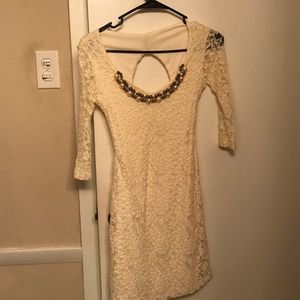 Cream dress