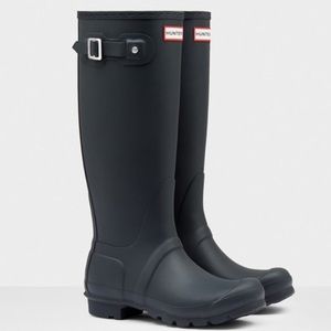 Hunter Boots Navy Tall Original
