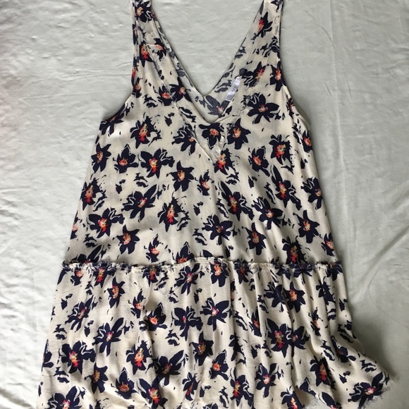 Free People Tops - Lush floral loose tank